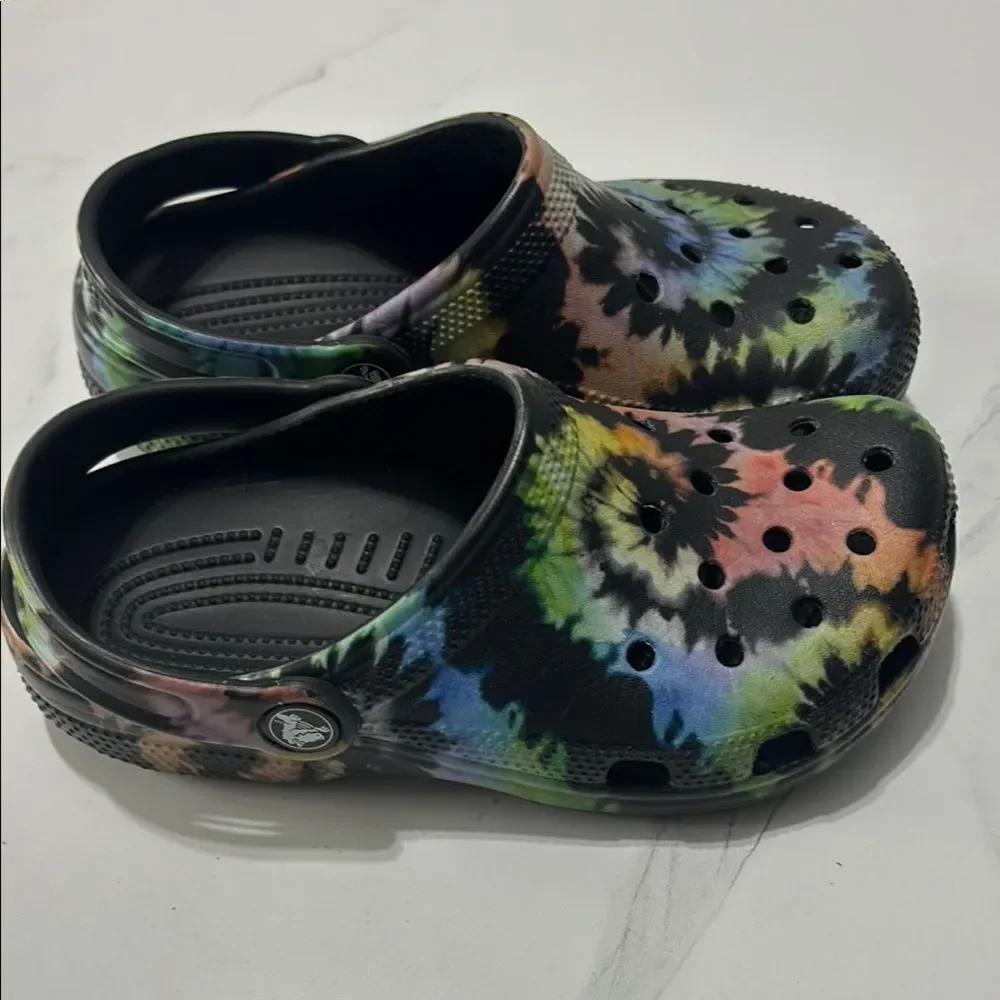 Kids Tie-Dye Clogs